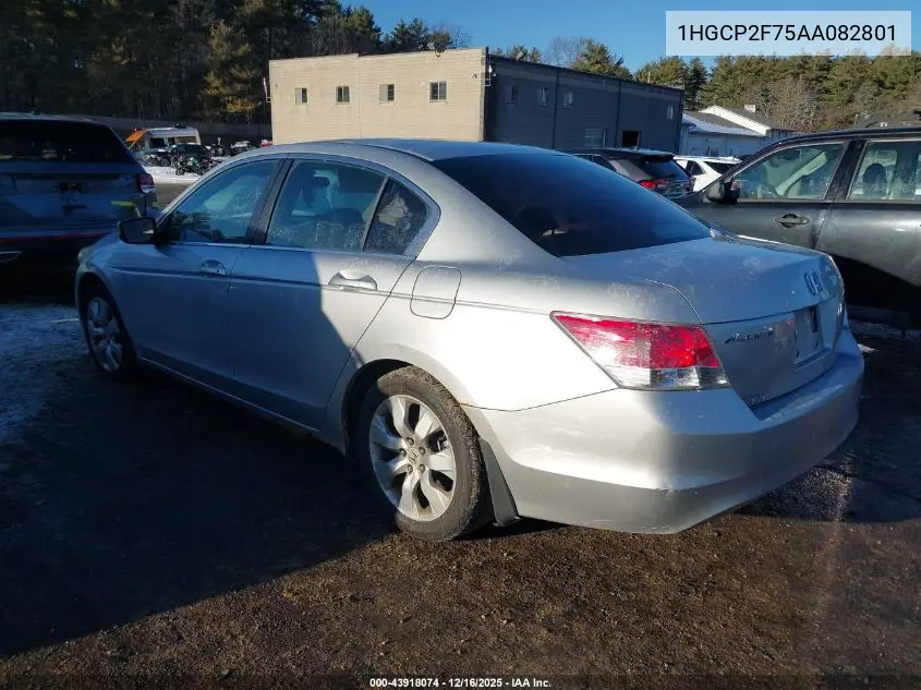 1HGCP2F75AA082801 2010 Honda Accord 2.4 Ex