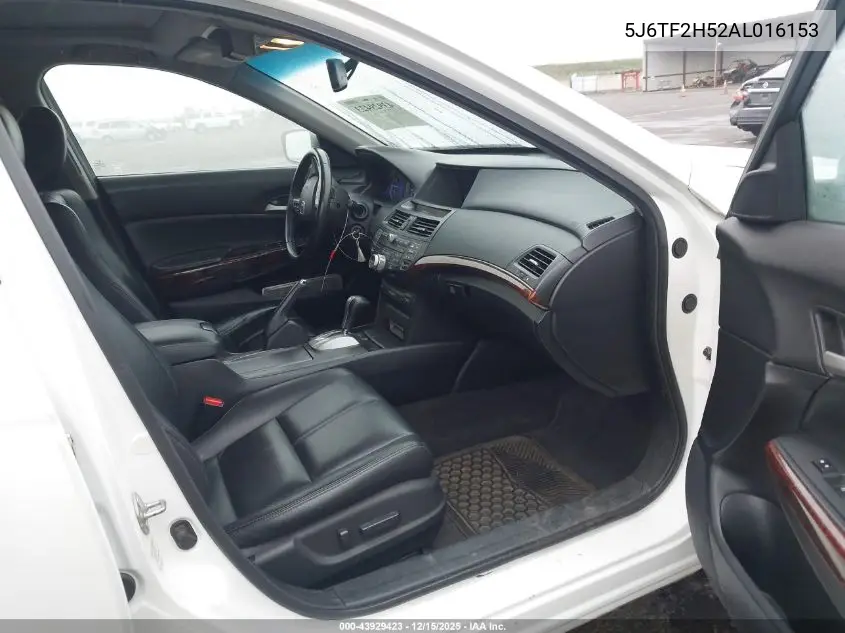 5J6TF2H52AL016153 2010 Honda Accord Crosstour Ex-L
