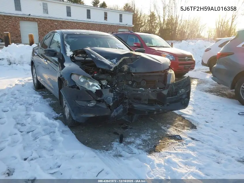 5J6TF2H59AL016358 2010 Honda Accord Crosstour Ex-L