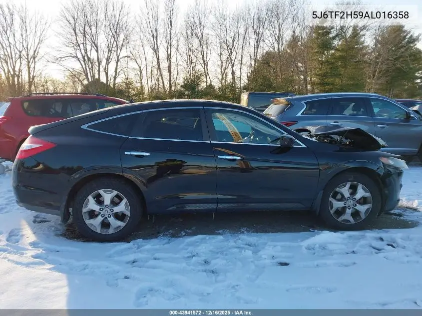 5J6TF2H59AL016358 2010 Honda Accord Crosstour Ex-L
