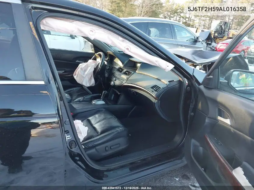 5J6TF2H59AL016358 2010 Honda Accord Crosstour Ex-L