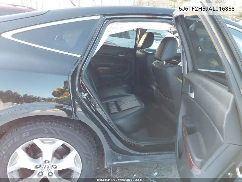 5J6TF2H59AL016358 2010 Honda Accord Crosstour Ex-L