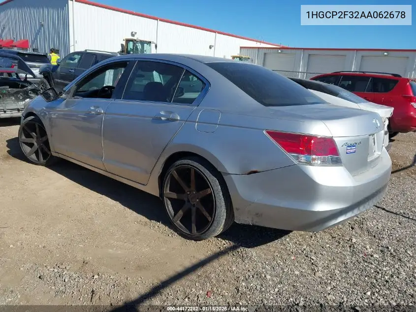 1HGCP2F32AA062678 2010 Honda Accord 2.4 Lx