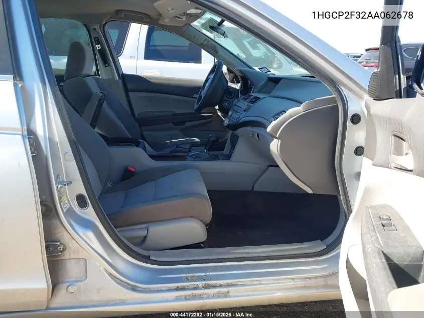 1HGCP2F32AA062678 2010 Honda Accord 2.4 Lx