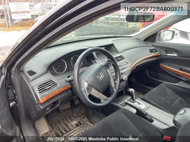 1HGCP2F72BA800371 2011 Honda Accord Ex