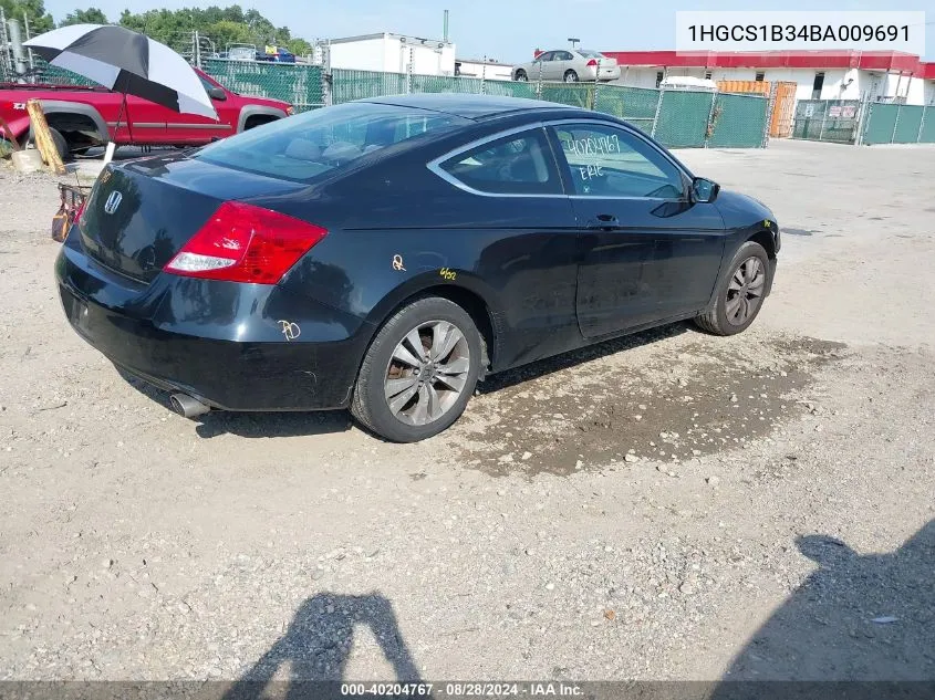 1HGCS1B34BA009691 2011 Honda Accord 2.4 Lx-S