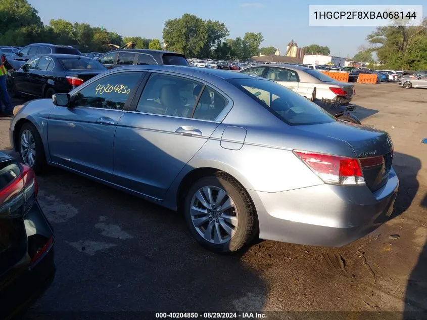 1HGCP2F8XBA068144 2011 Honda Accord 2.4 Ex-L