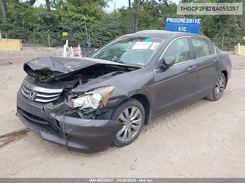 1HGCP2F82BA055257 2011 Honda Accord 2.4 Ex-L