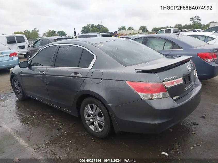 1HGCP2F68BA074992 2011 Honda Accord 2.4 Se