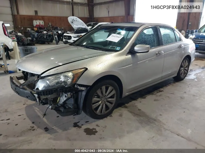 1HGCP3F8XBA024943 2011 Honda Accord 3.5 Ex-L