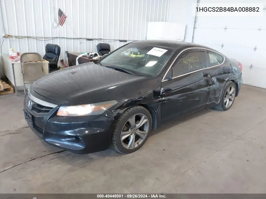 2011 Honda Accord 3.5 Ex-L VIN: 1HGCS2B84BA008882 Lot: 40448001