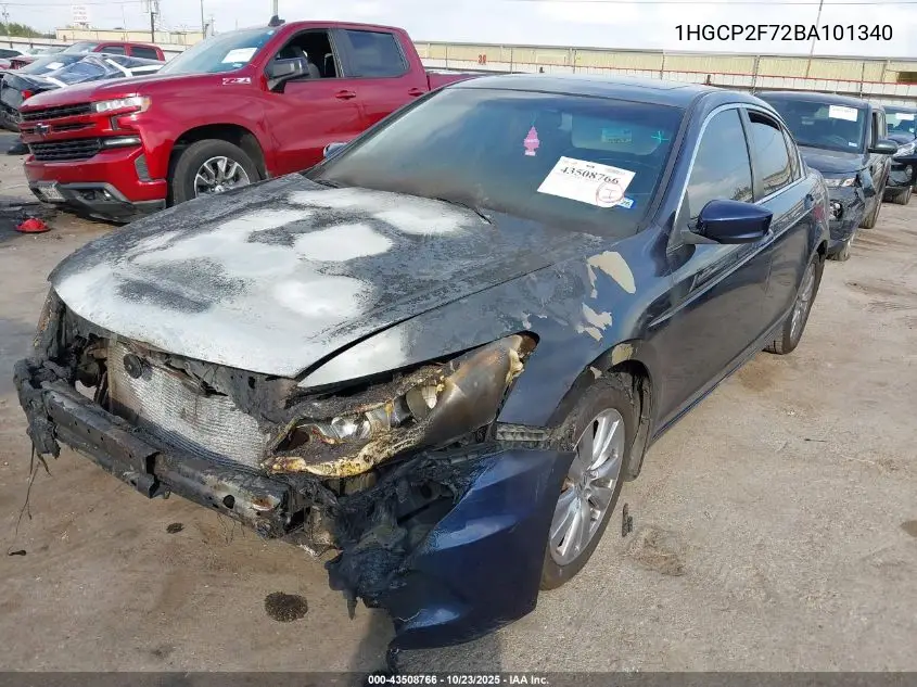 1HGCP2F72BA101340 2011 Honda Accord 2.4 Ex