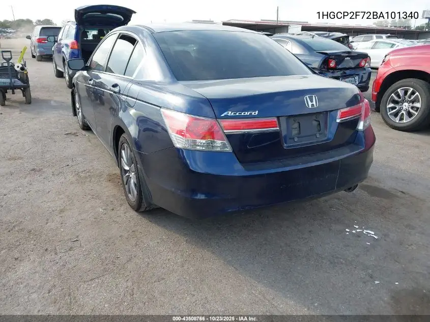 1HGCP2F72BA101340 2011 Honda Accord 2.4 Ex