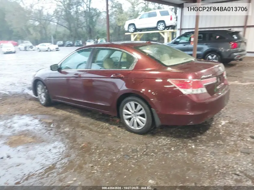 1HGCP2F84BA013706 2011 Honda Accord 2.4 Ex-L