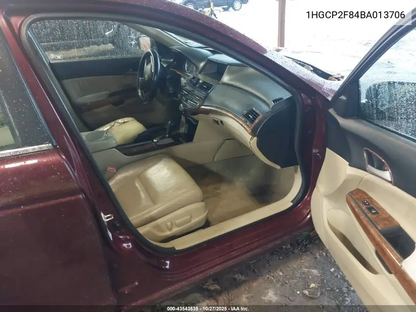 1HGCP2F84BA013706 2011 Honda Accord 2.4 Ex-L