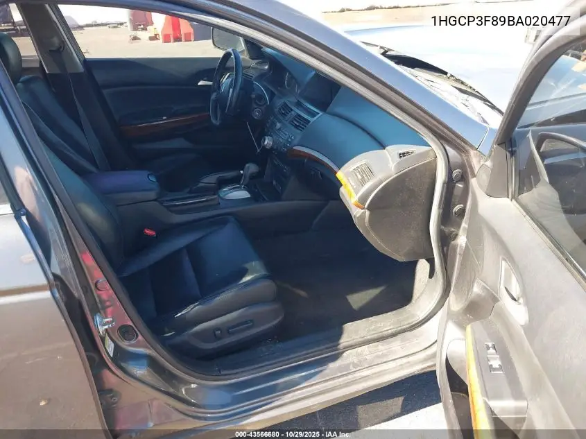 1HGCP3F89BA020477 2011 Honda Accord 3.5 Ex-L