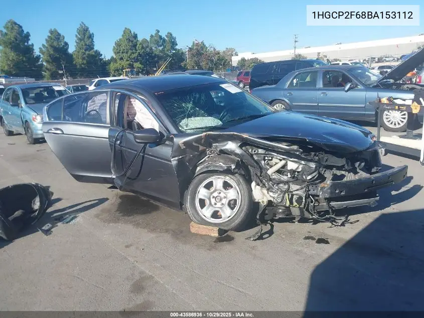 1HGCP2F68BA153112 2011 Honda Accord 2.4 Se
