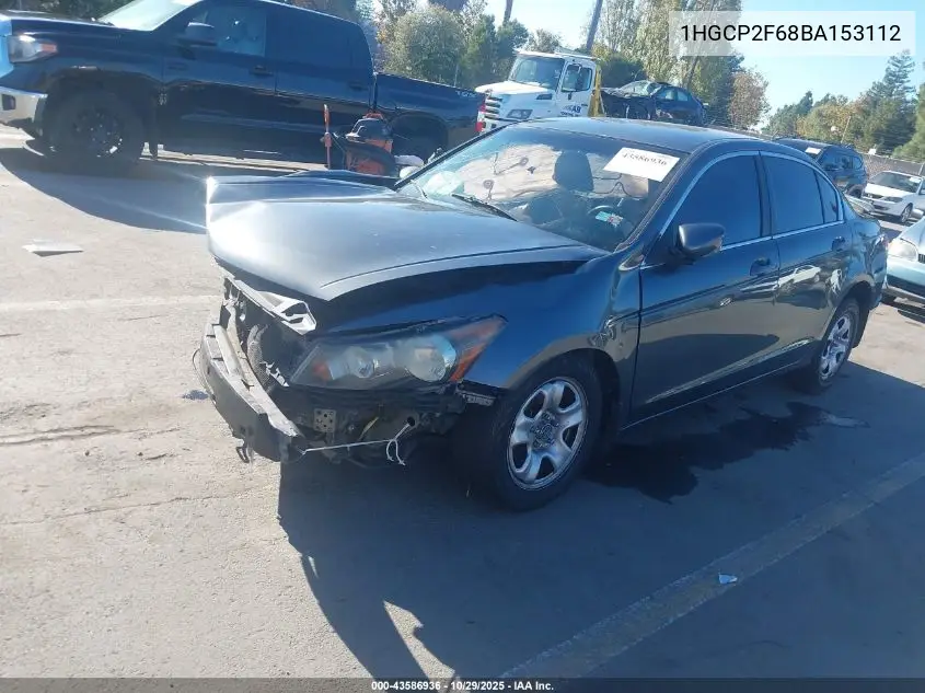 1HGCP2F68BA153112 2011 Honda Accord 2.4 Se