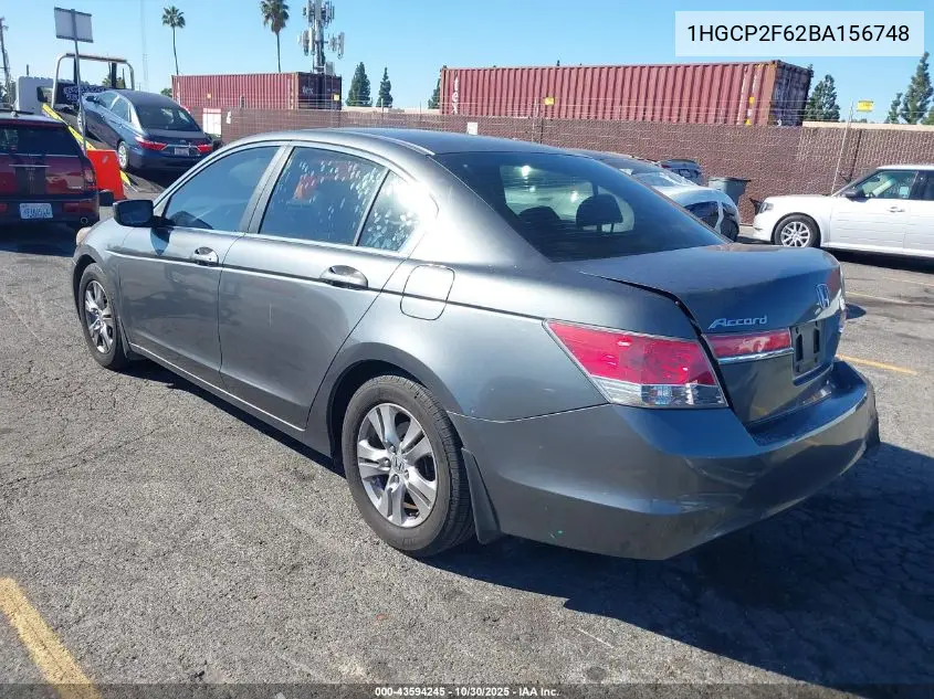 1HGCP2F62BA156748 2011 Honda Accord 2.4 Se