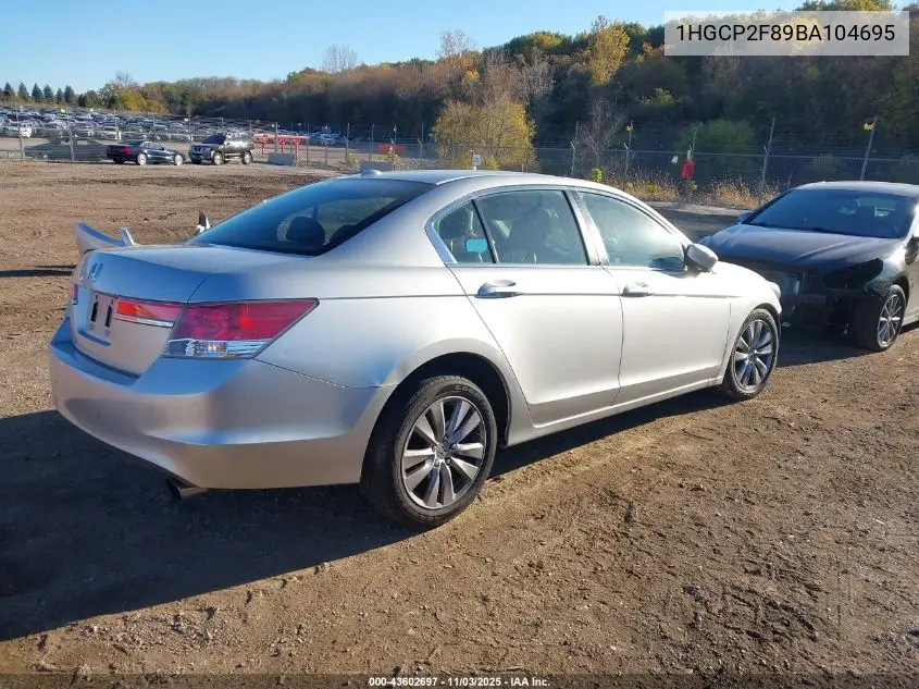 1HGCP2F89BA104695 2011 Honda Accord 2.4 Ex-L