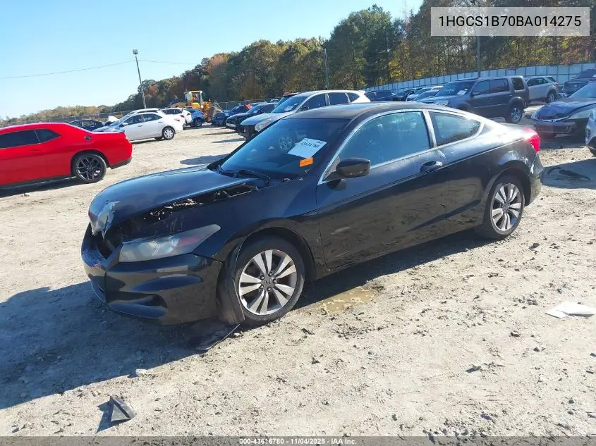 1HGCS1B70BA014275 2011 Honda Accord 2.4 Ex
