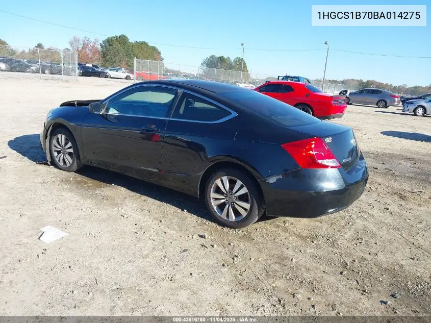 1HGCS1B70BA014275 2011 Honda Accord 2.4 Ex