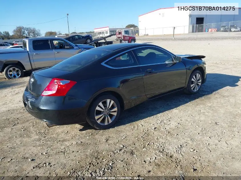 1HGCS1B70BA014275 2011 Honda Accord 2.4 Ex