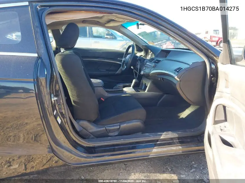 1HGCS1B70BA014275 2011 Honda Accord 2.4 Ex