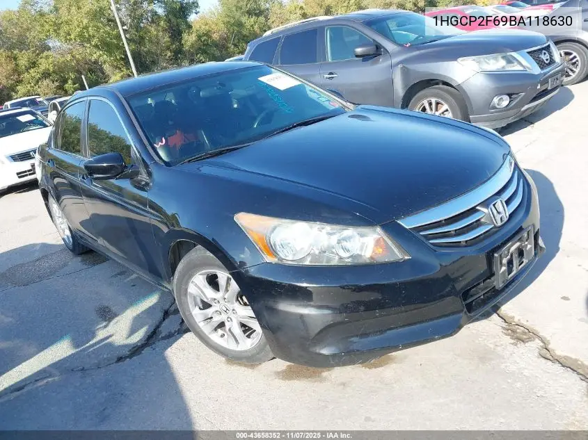 1HGCP2F69BA118630 2011 Honda Accord 2.4 Se