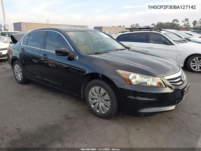 1HGCP2F30BA127142 2011 Honda Accord 2.4 Lx