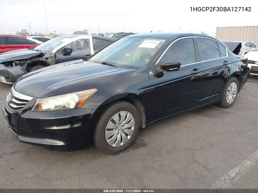 1HGCP2F30BA127142 2011 Honda Accord 2.4 Lx