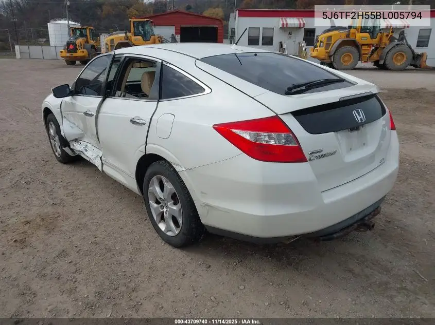 5J6TF2H55BL005794 2011 Honda Accord Crosstour Ex-L