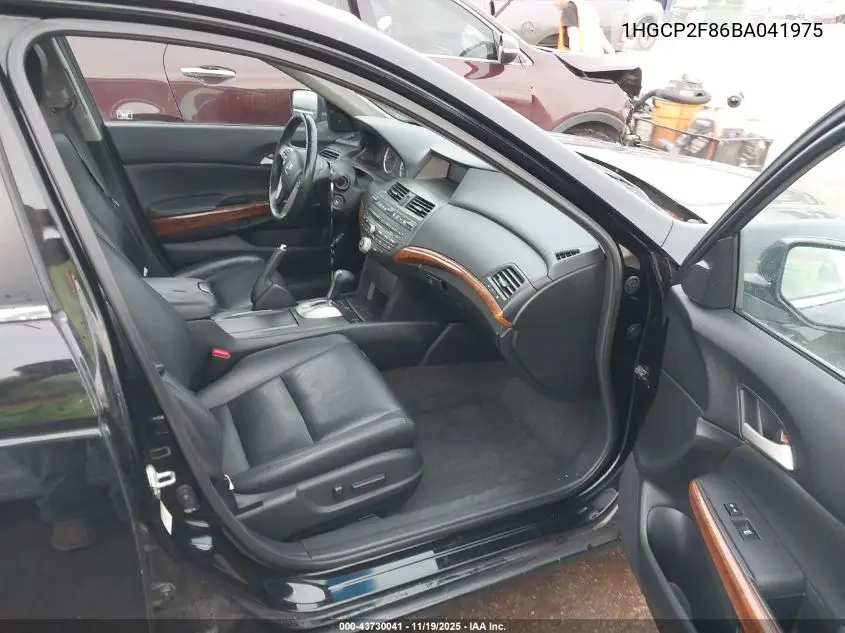 1HGCP2F86BA041975 2011 Honda Accord 2.4 Ex-L