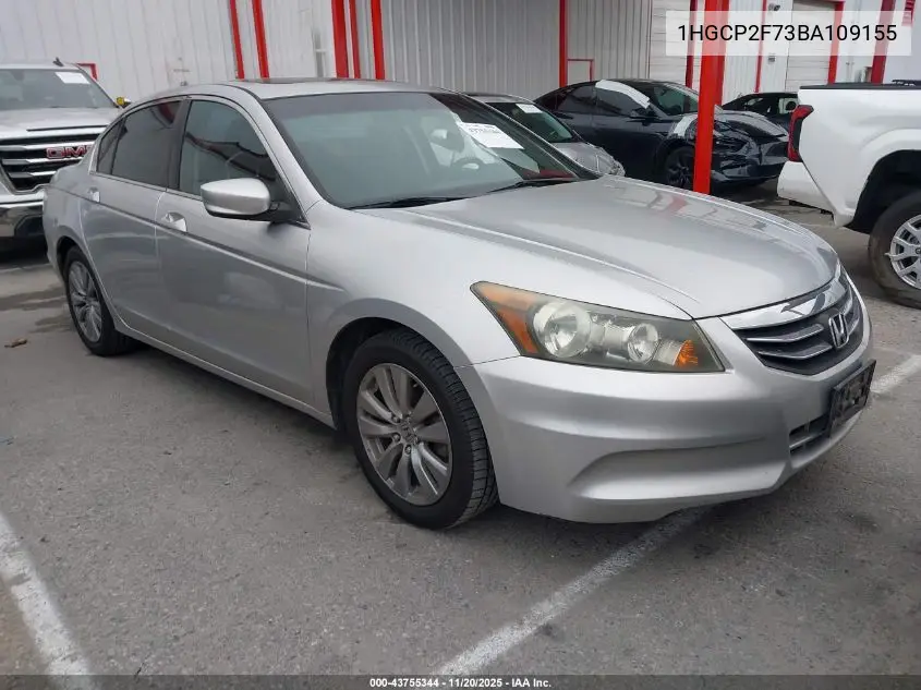 1HGCP2F73BA109155 2011 Honda Accord 2.4 Ex