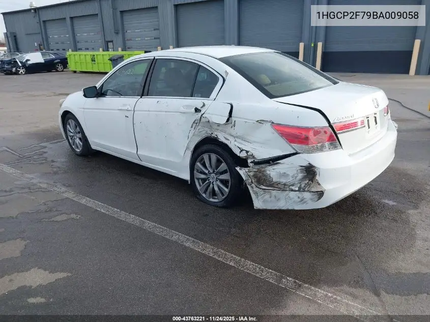 1HGCP2F79BA009058 2011 Honda Accord 2.4 Ex