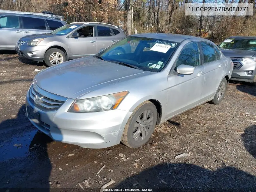 1HGCP2F67BA088771 2011 Honda Accord 2.4 Se