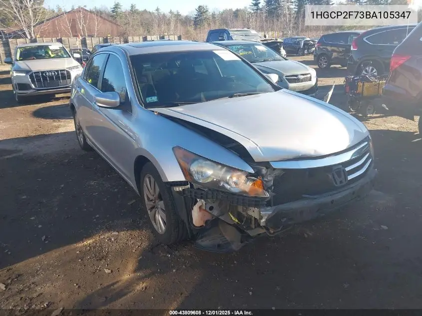 1HGCP2F73BA105347 2011 Honda Accord 2.4 Ex