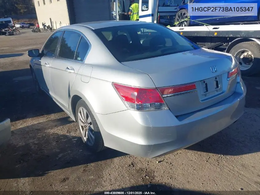 1HGCP2F73BA105347 2011 Honda Accord 2.4 Ex