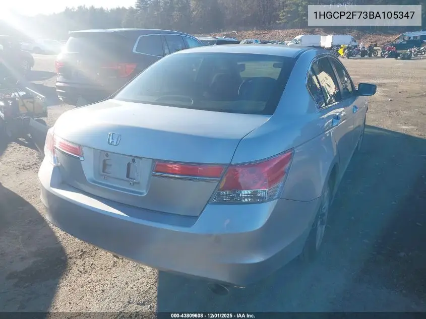 1HGCP2F73BA105347 2011 Honda Accord 2.4 Ex
