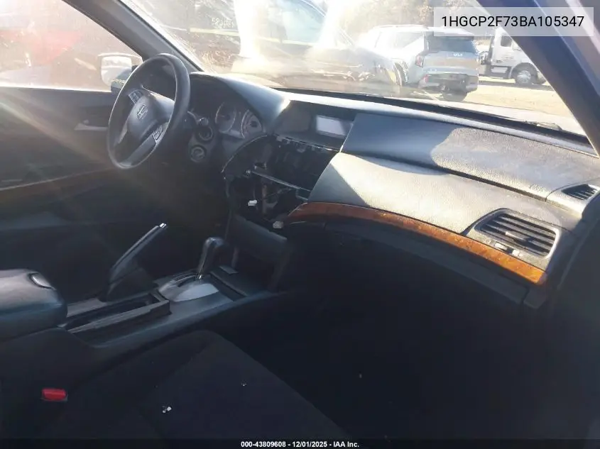 1HGCP2F73BA105347 2011 Honda Accord 2.4 Ex