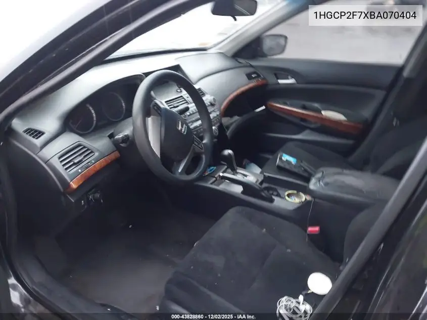 1HGCP2F7XBA070404 2011 Honda Accord 2.4 Ex
