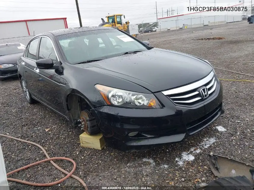 1HGCP3F85BA030875 2011 Honda Accord 3.5 Ex-L