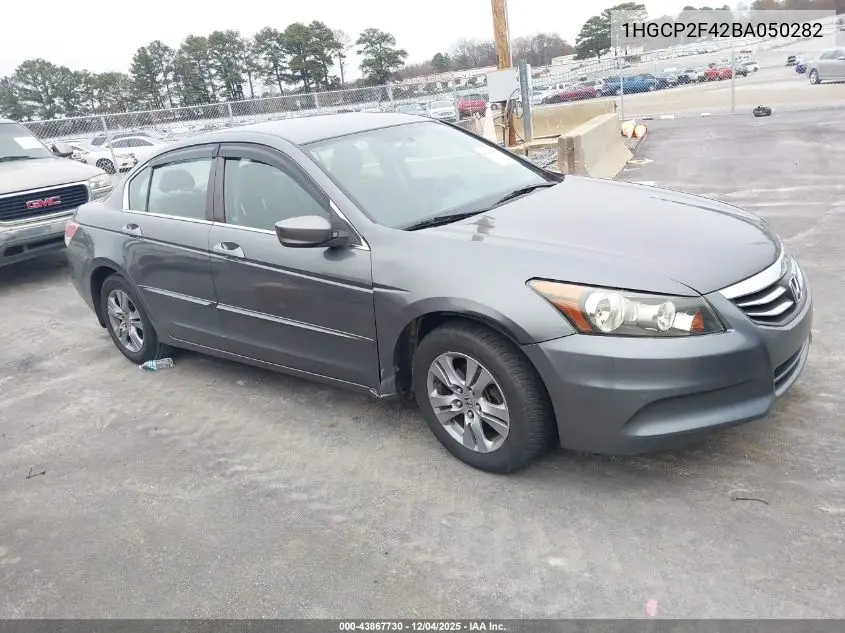 1HGCP2F42BA050282 2011 Honda Accord 2.4 Lx-P