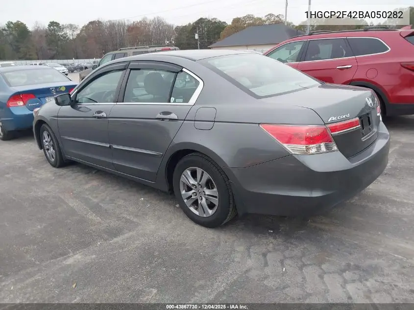 1HGCP2F42BA050282 2011 Honda Accord 2.4 Lx-P