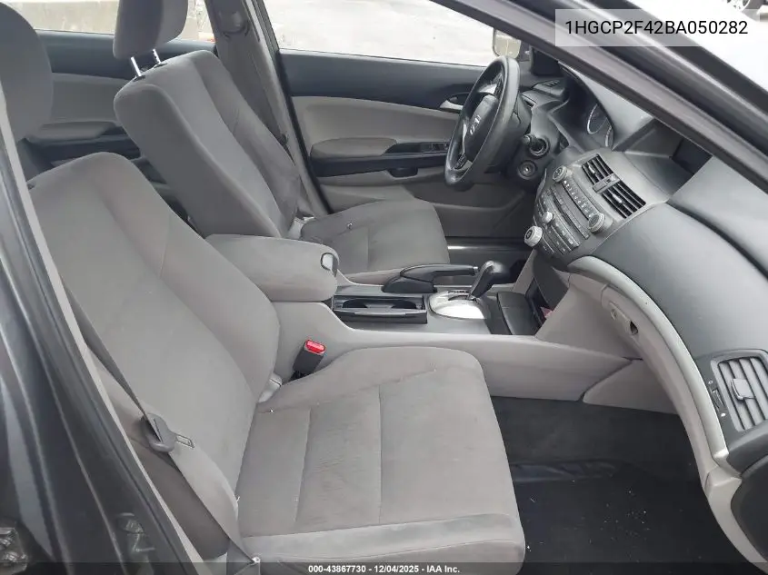 1HGCP2F42BA050282 2011 Honda Accord 2.4 Lx-P