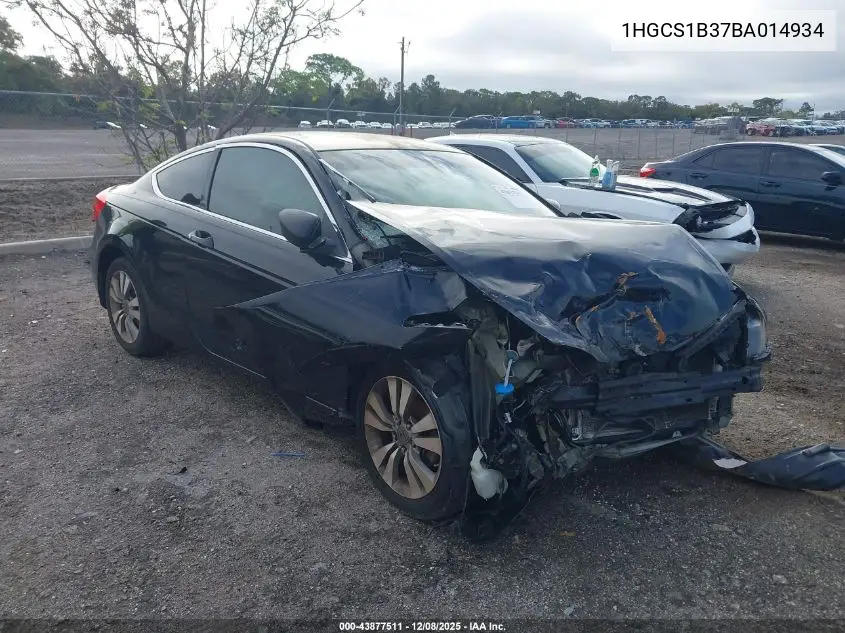 1HGCS1B37BA014934 2011 Honda Accord 2.4 Lx-S
