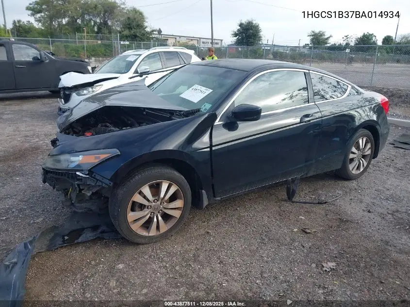 1HGCS1B37BA014934 2011 Honda Accord 2.4 Lx-S