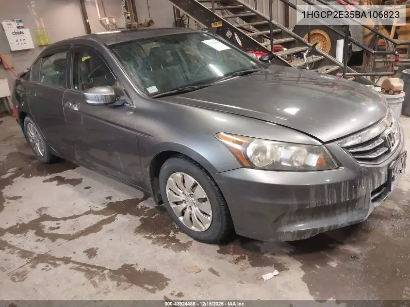 1HGCP2E35BA106823 2011 Honda Accord 2.4 Lx