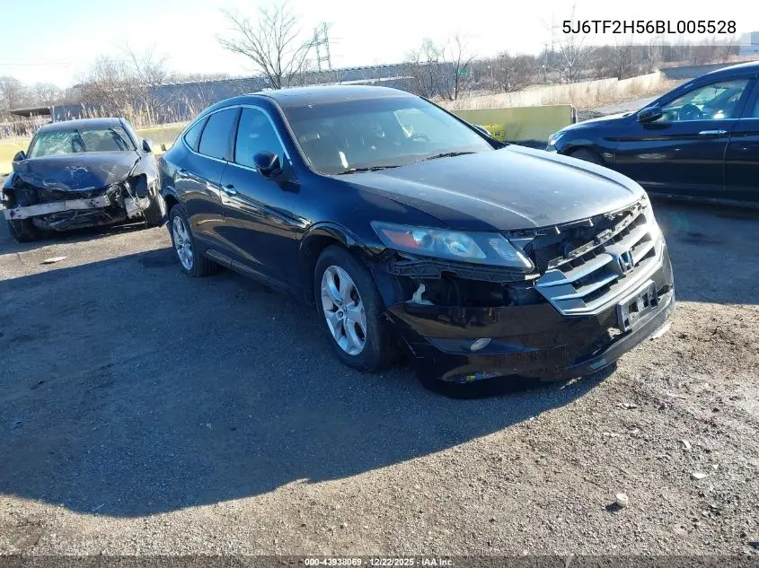 5J6TF2H56BL005528 2011 Honda Accord Crosstour Ex-L
