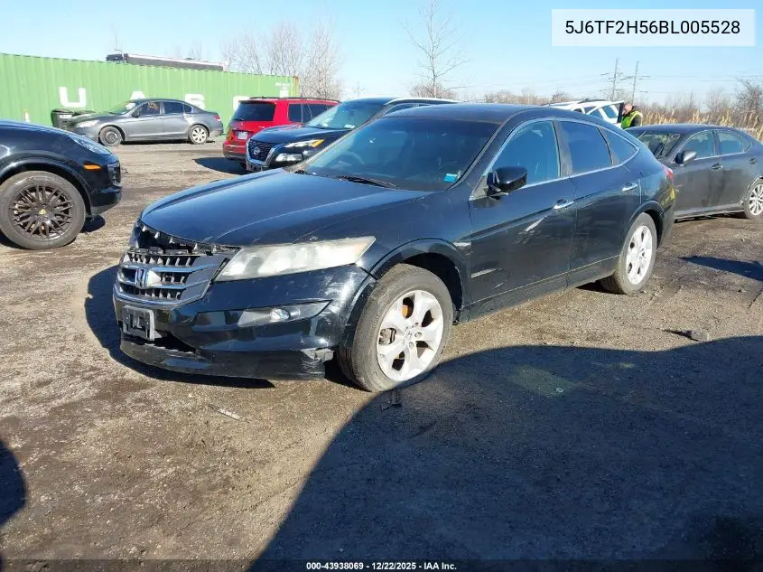 5J6TF2H56BL005528 2011 Honda Accord Crosstour Ex-L